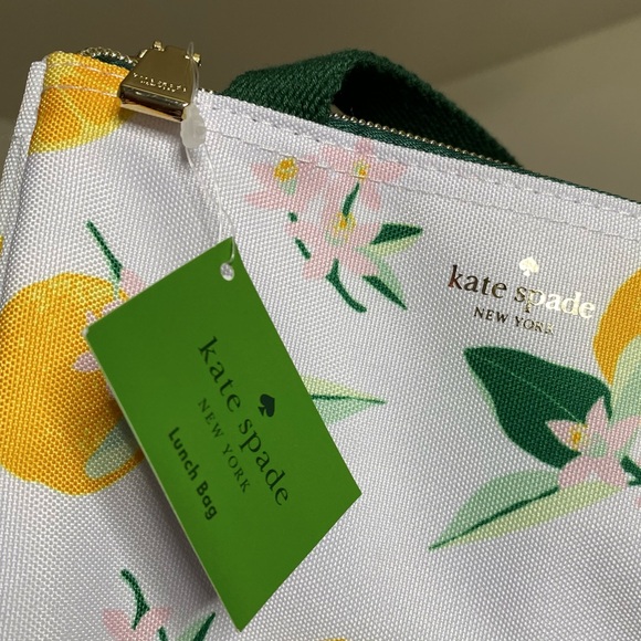 NWT Kate Spade • Orange Citrus Insulated Lunch Bag - Picture 2 of 11